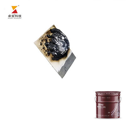 China Indoor Intumescent Building Fireproof Coating For Steel Metal Grey 30 - 120min Rating supplier
