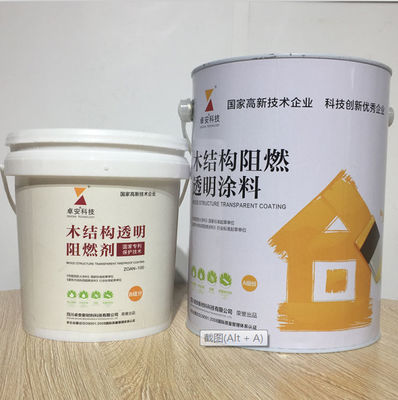 China Flame Proof Safe Exterior Intumescent Fire Rated Paint For Plywood 15 Mins supplier