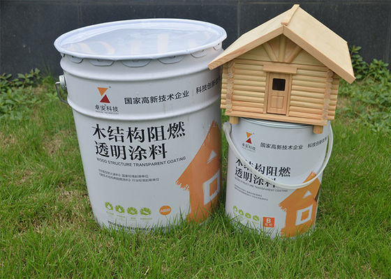 China Colorless Clear Fireproof Clear Intumescent Coating For Wood , Fire Resistant Stain supplier