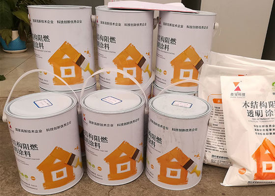 China Non Toxic Intumescent Heat Resistant Interior Paint Fire Rating For Ceiling Odorless 20 Minutes supplier
