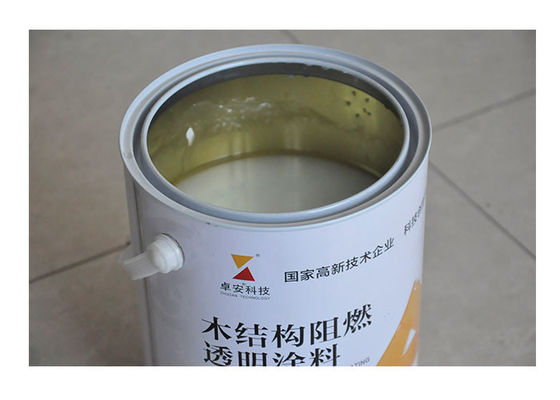 China 0.3mm  25 Minutes Fireproof Clear Intumescent Coating For Wood OSB Anti Termite supplier