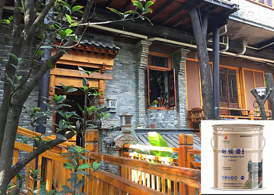 China Indoor Outdoor Wood Weather Resistant Paint For Cottage Boat Building Coating supplier