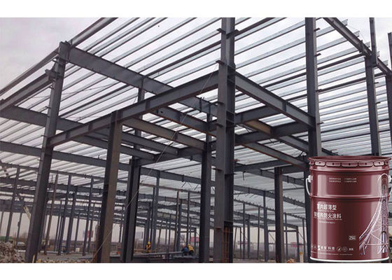 China Super Thin Exterior Water Based Latex Paint  Fire Protection For Metal Steel supplier