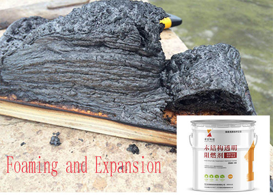 China 30 Mins White Fireproof Industrial High Temperature Paint  For Wood Structure supplier
