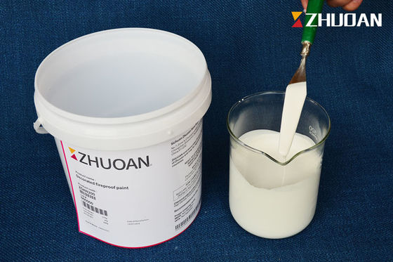 China Chemical Intumescent Fireproof Coating For Steel Water Based Ultra Thin ZOAN601 supplier