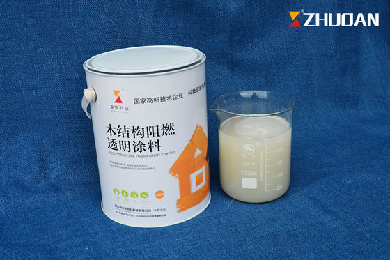 China Spray Intumescent Clear Fire Retardant Coating For Wood Veneered Boards Osb supplier