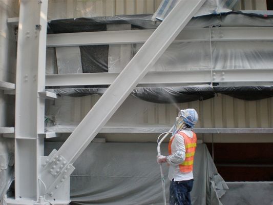 China Spray Painting  Water Based Metal Paint Fire Resistant Non Toxic Steel Fireproof supplier