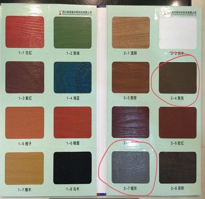 Decorative Red Blue Black Fire Resistant Paint For Wood Wall 15 ~ 30 Min Drying supplier