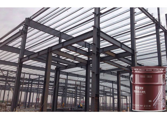 Building Fire Protection Intumescent Fireproof Coating For Structural Steel Thick Friendly supplier